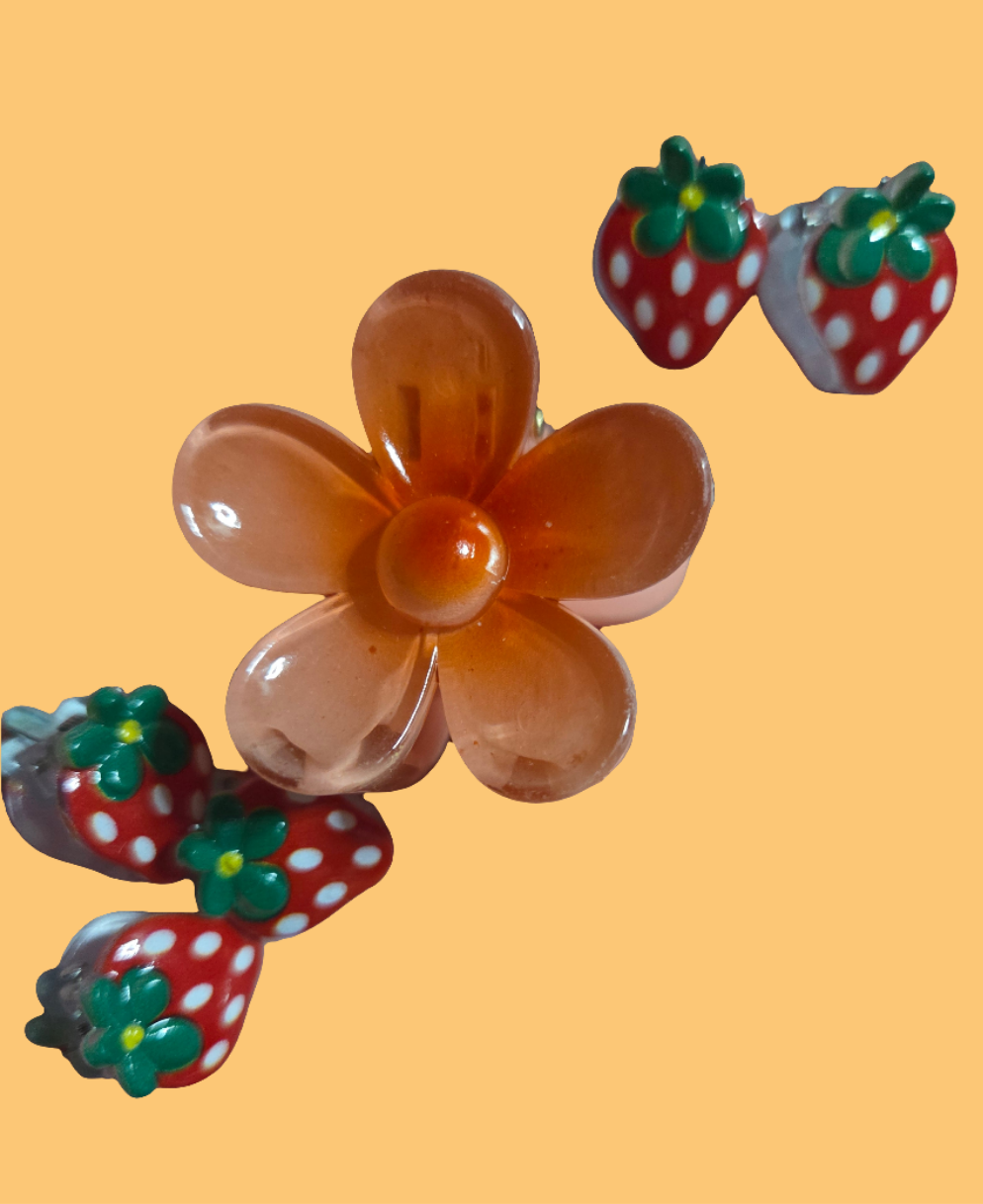 Floral Starbursts clips