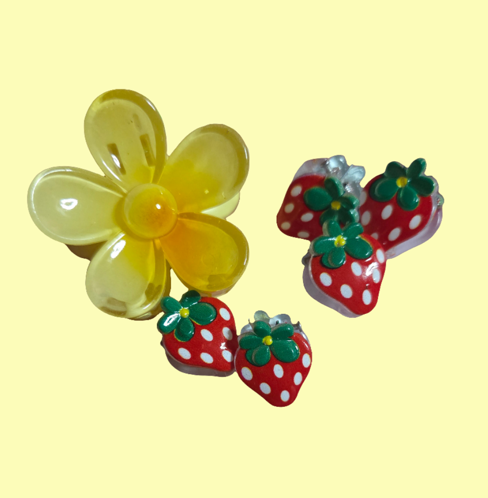 Floral Starbursts clips
