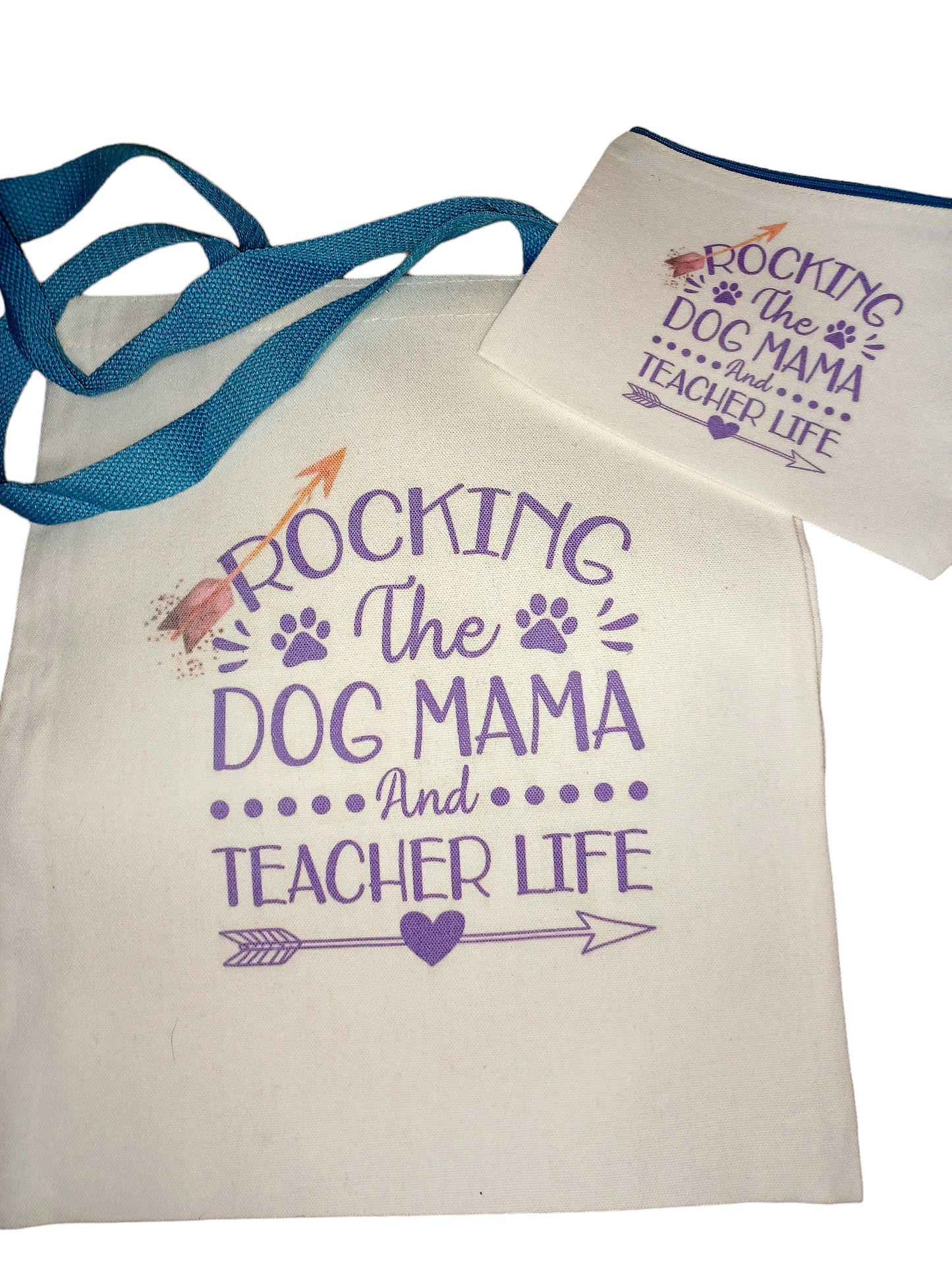Bolso de mano con bolsa con cremallera a juego