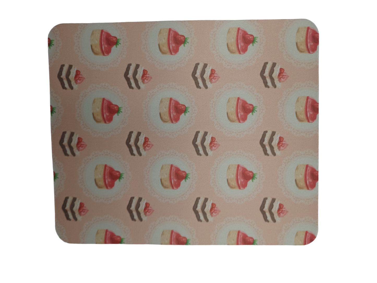 Strawberry cake mouse pad