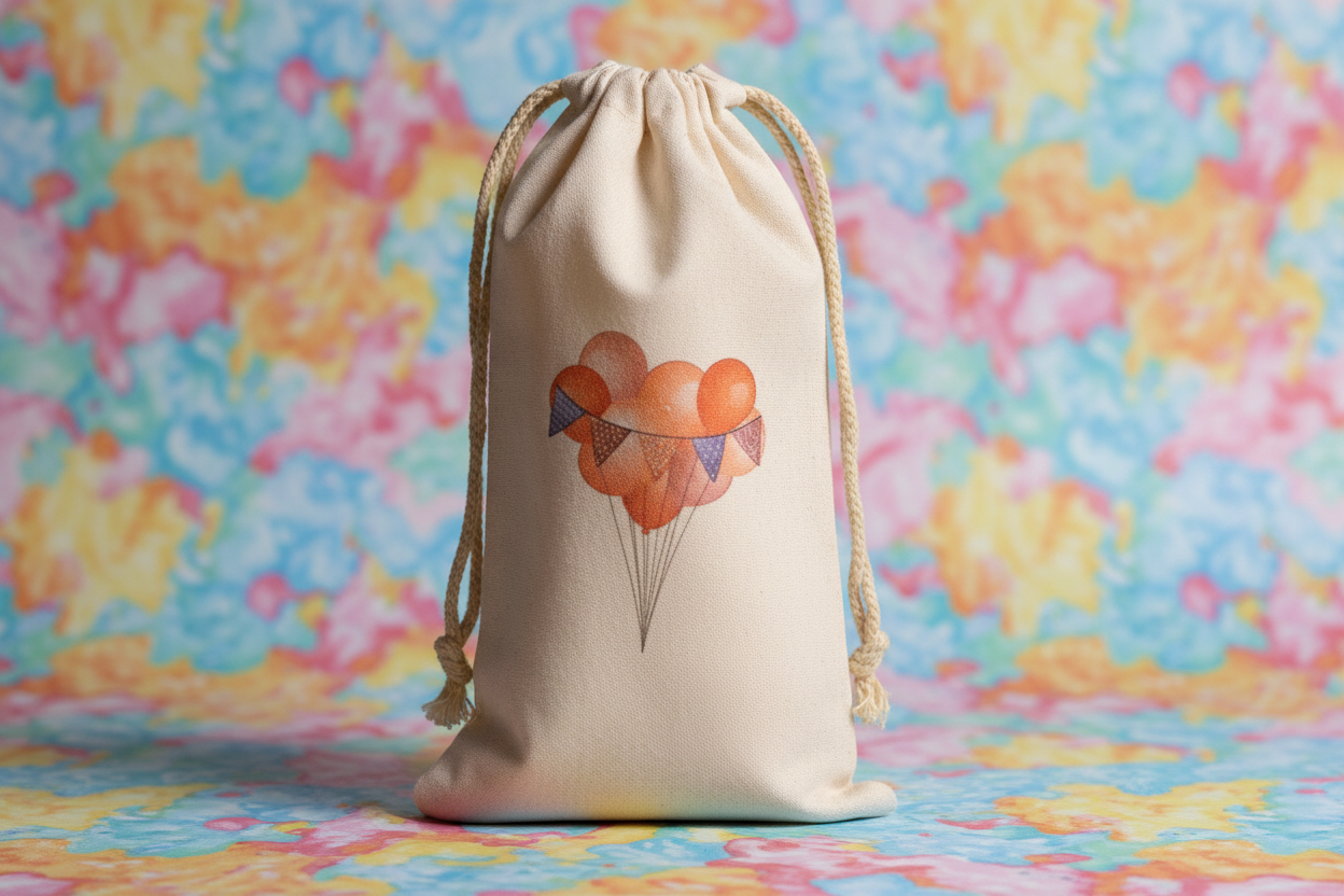 Festive Happy Birthday Bottle Tote