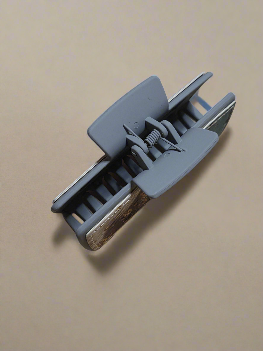 Turquoise sparkling skies hair clip