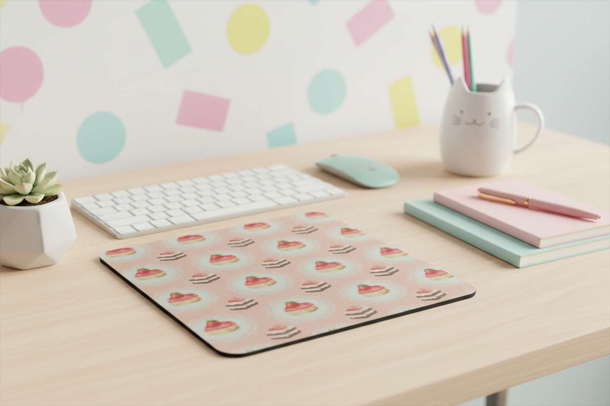 Berrylicious Cake Mouse Pad