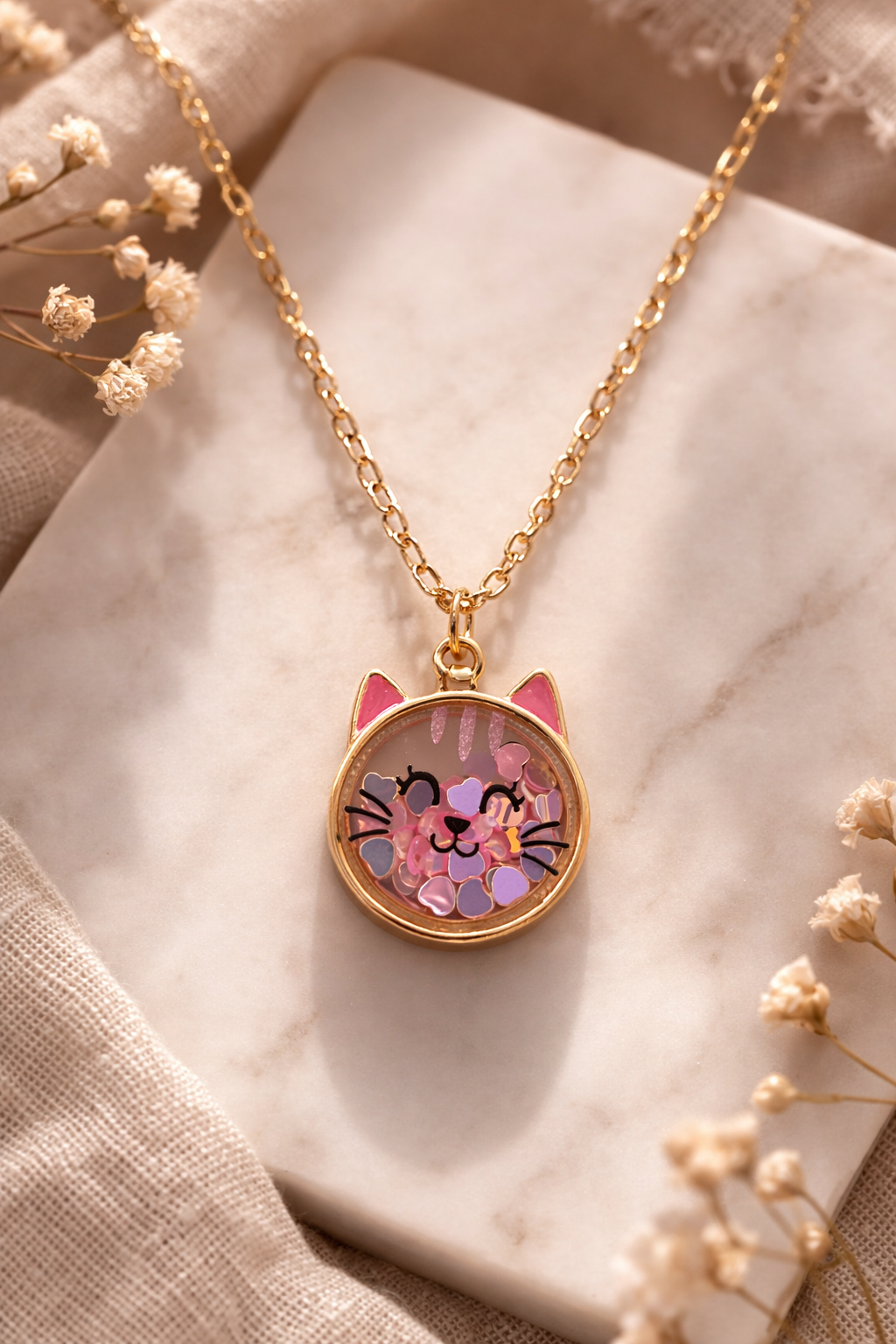 Spring Time Sparkle Animals - Necklace