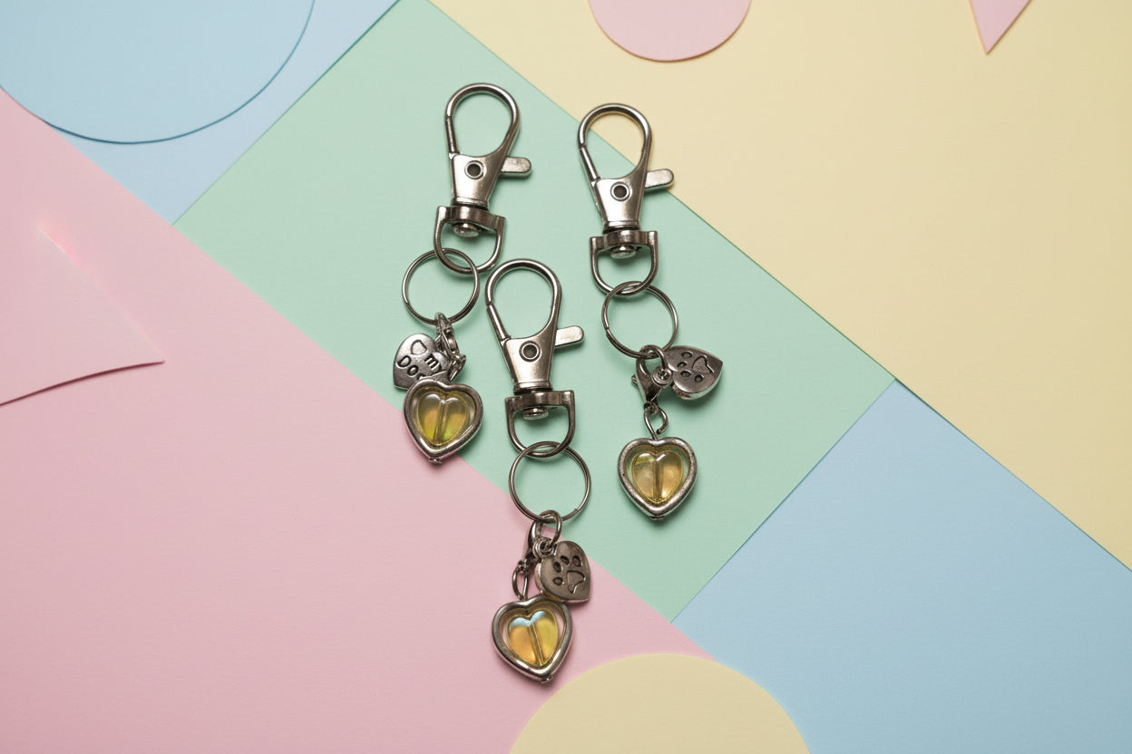Pawprints on My Heart Pet Charm