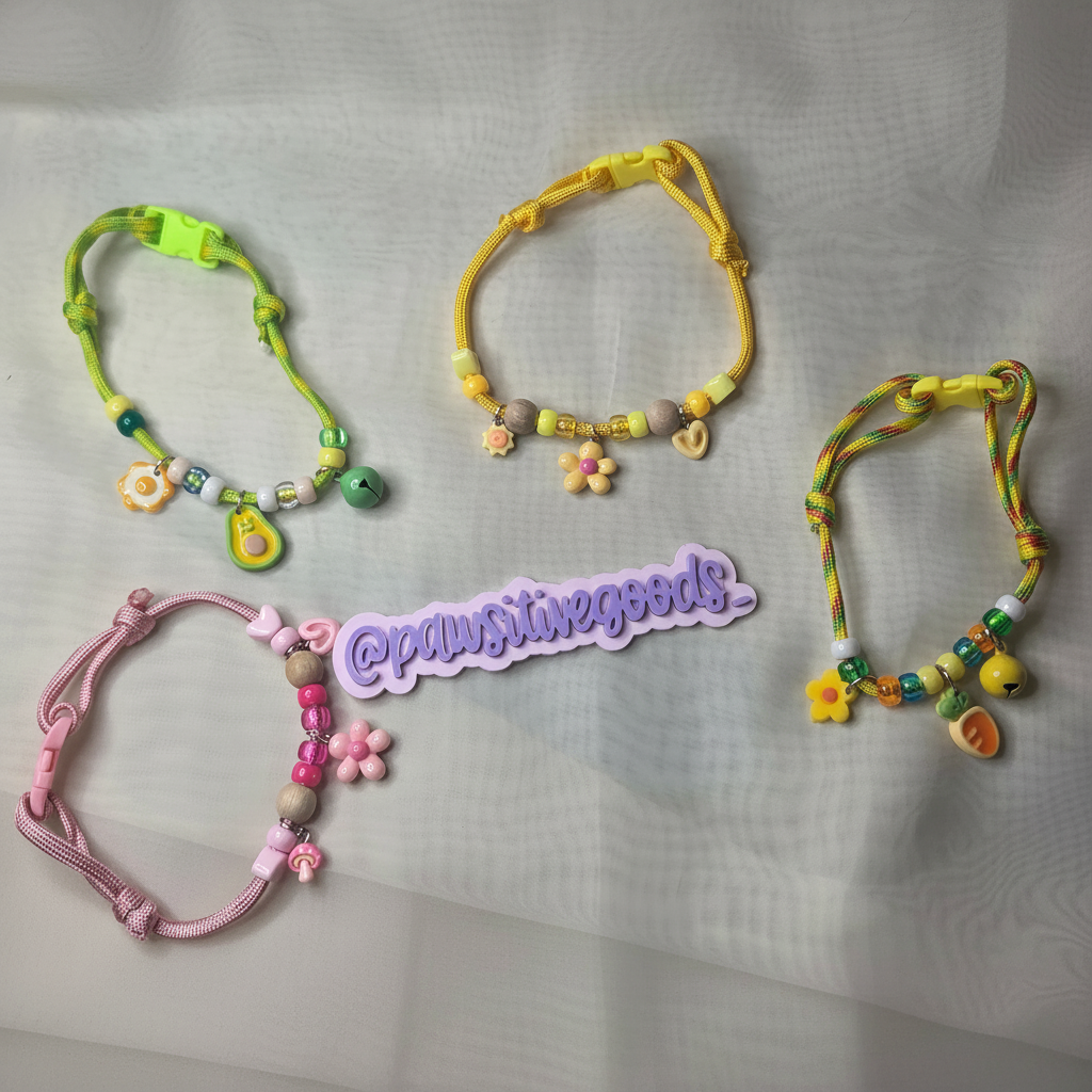 Adjustable Fruit Pet Collar with Bell