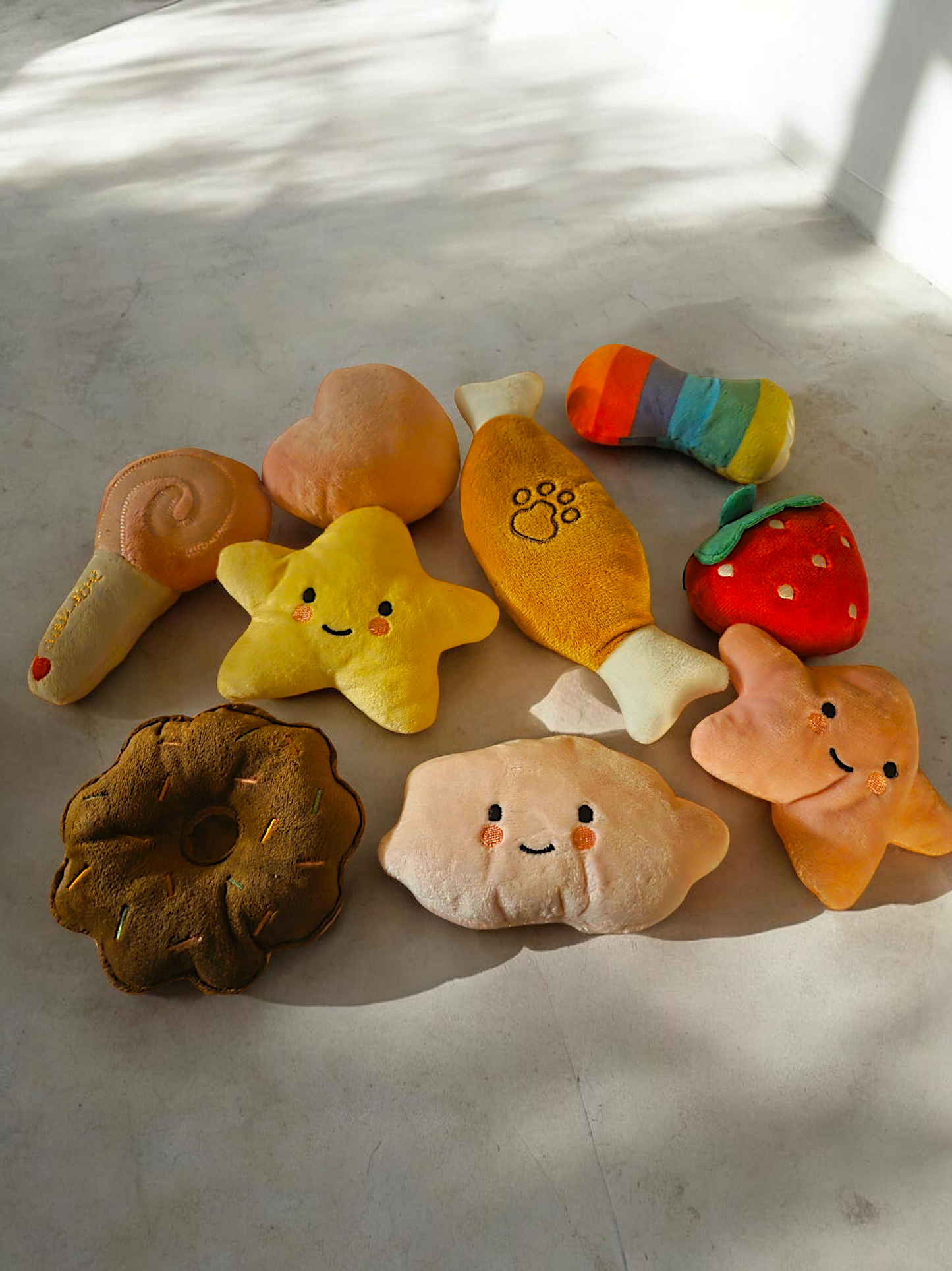 Plush Squeaky Toys - 2 for 6.99