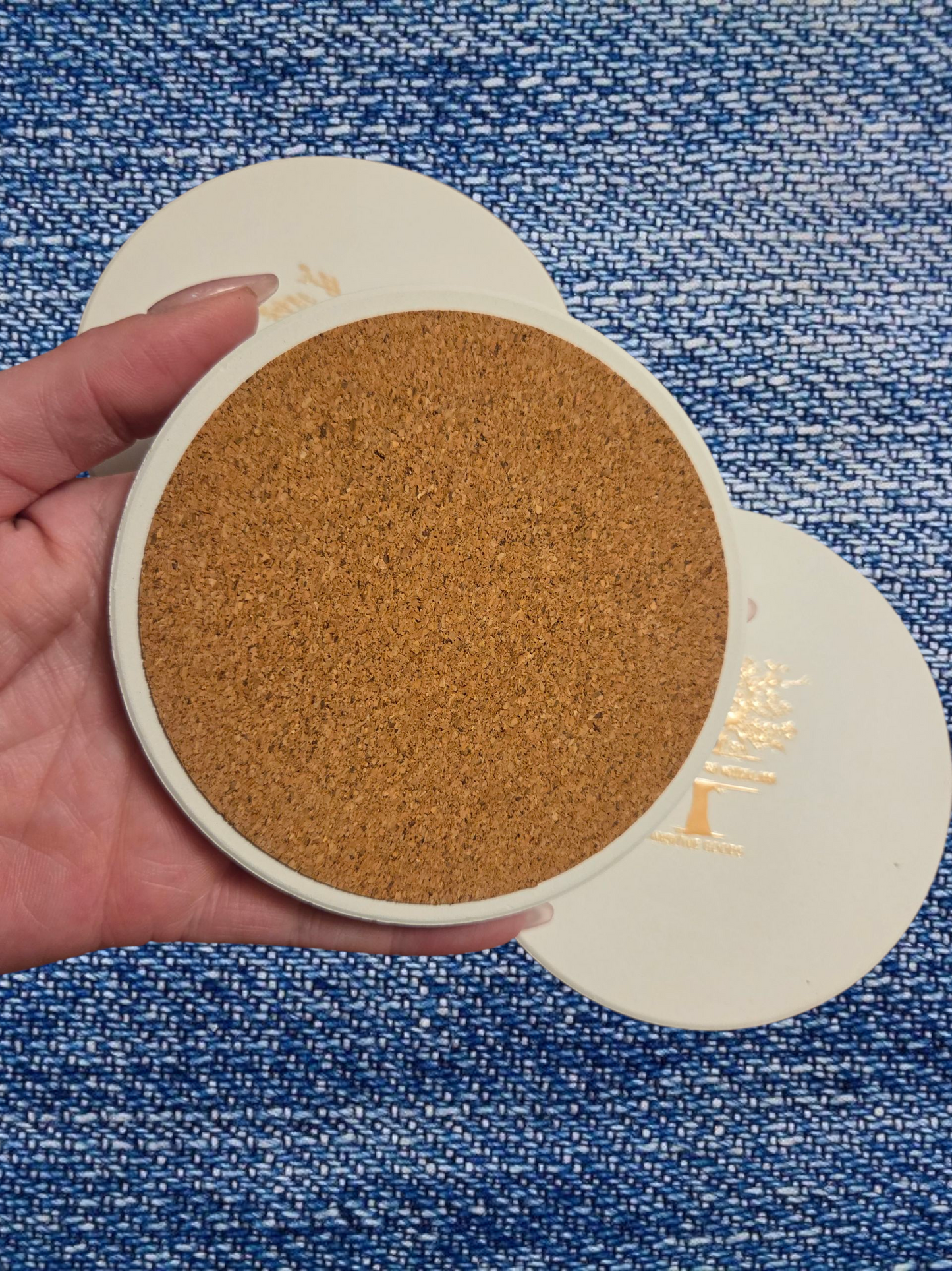 Voice for the Voiceless Awareness Coaster