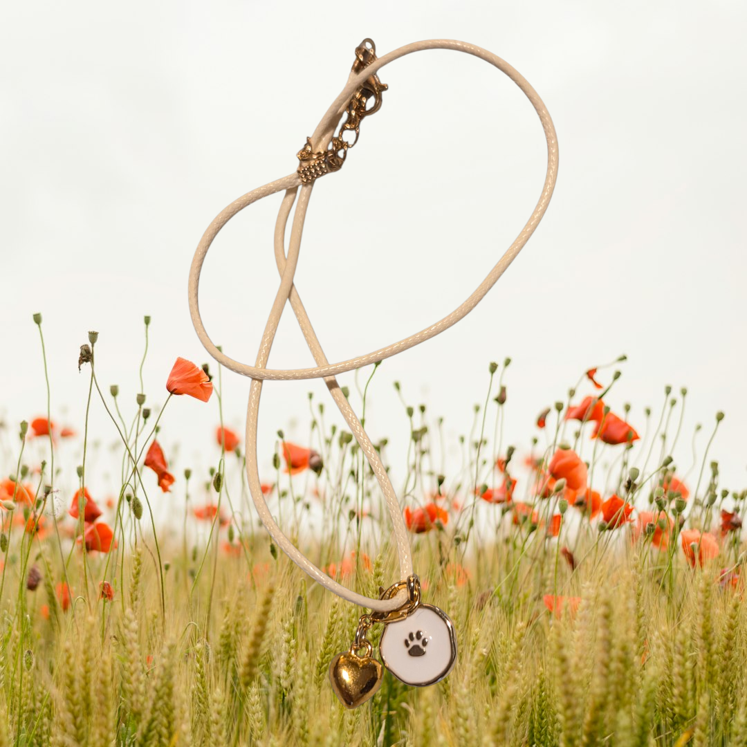 Paws for Hearts necklace