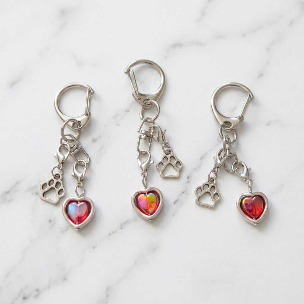 Hearts & Paws Charm Set