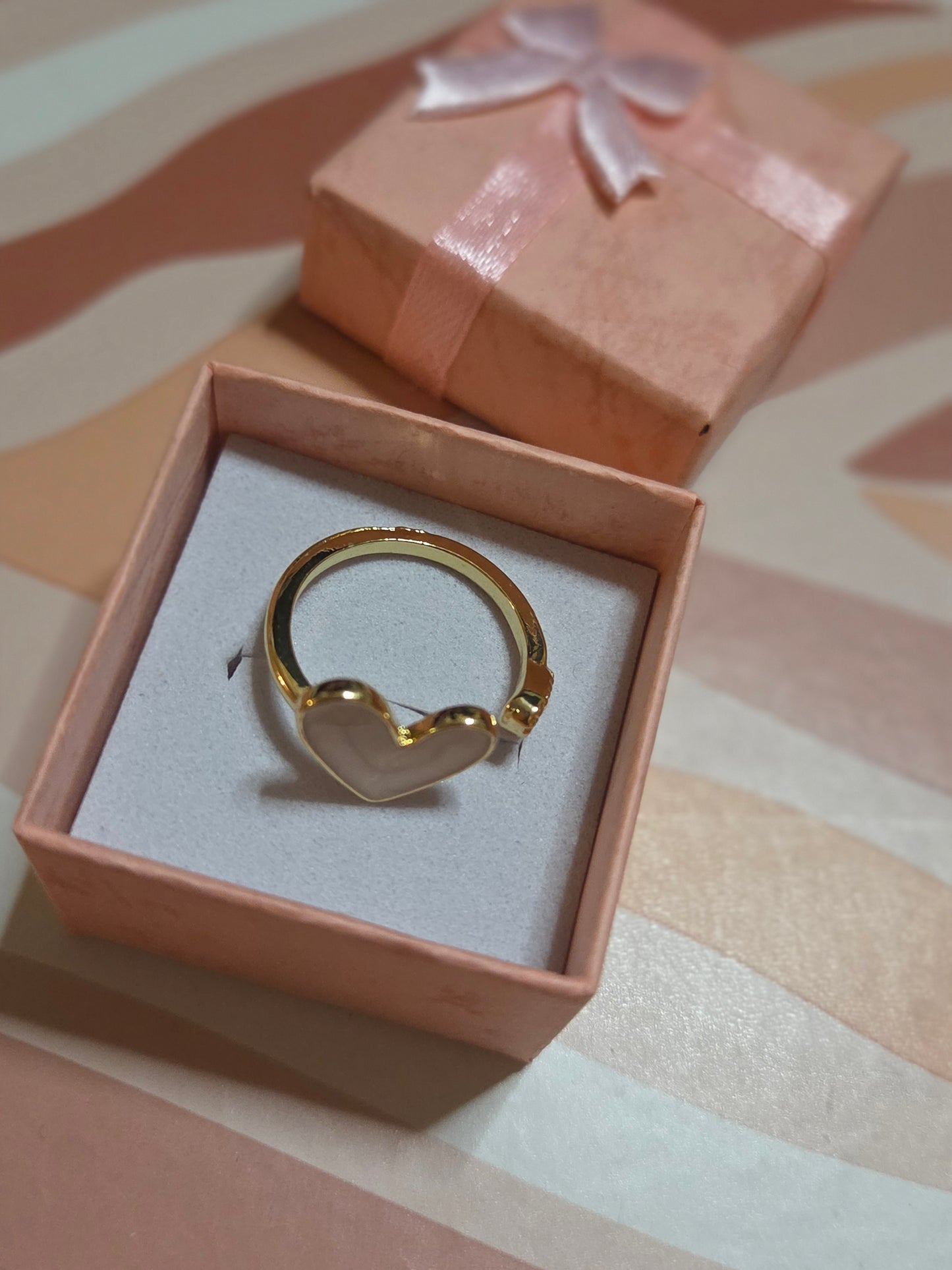 Heartfelt loving ring