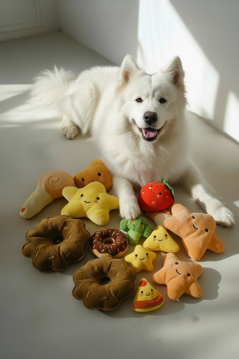 Plush Squeaky Toys - 2 for 6.99