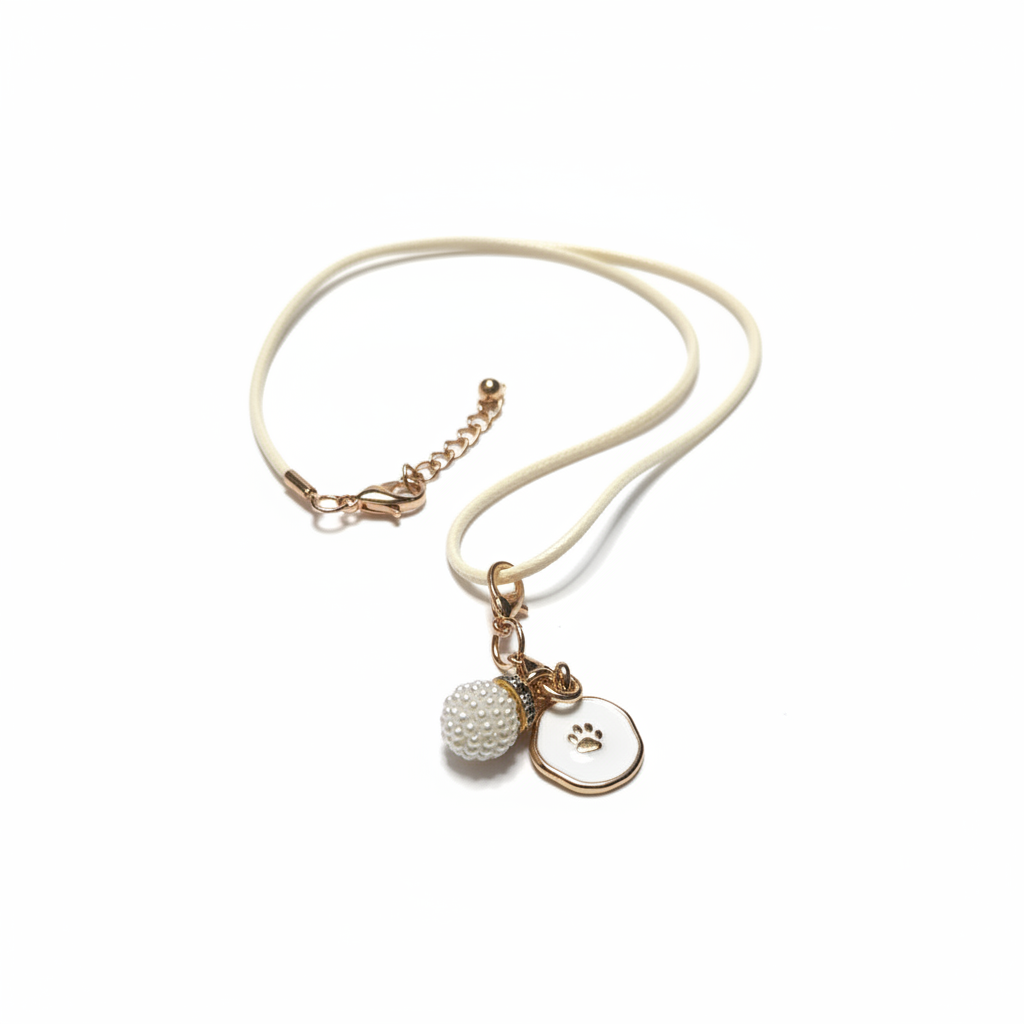 Pawsitive Pearl Necklace for Pet Lovers