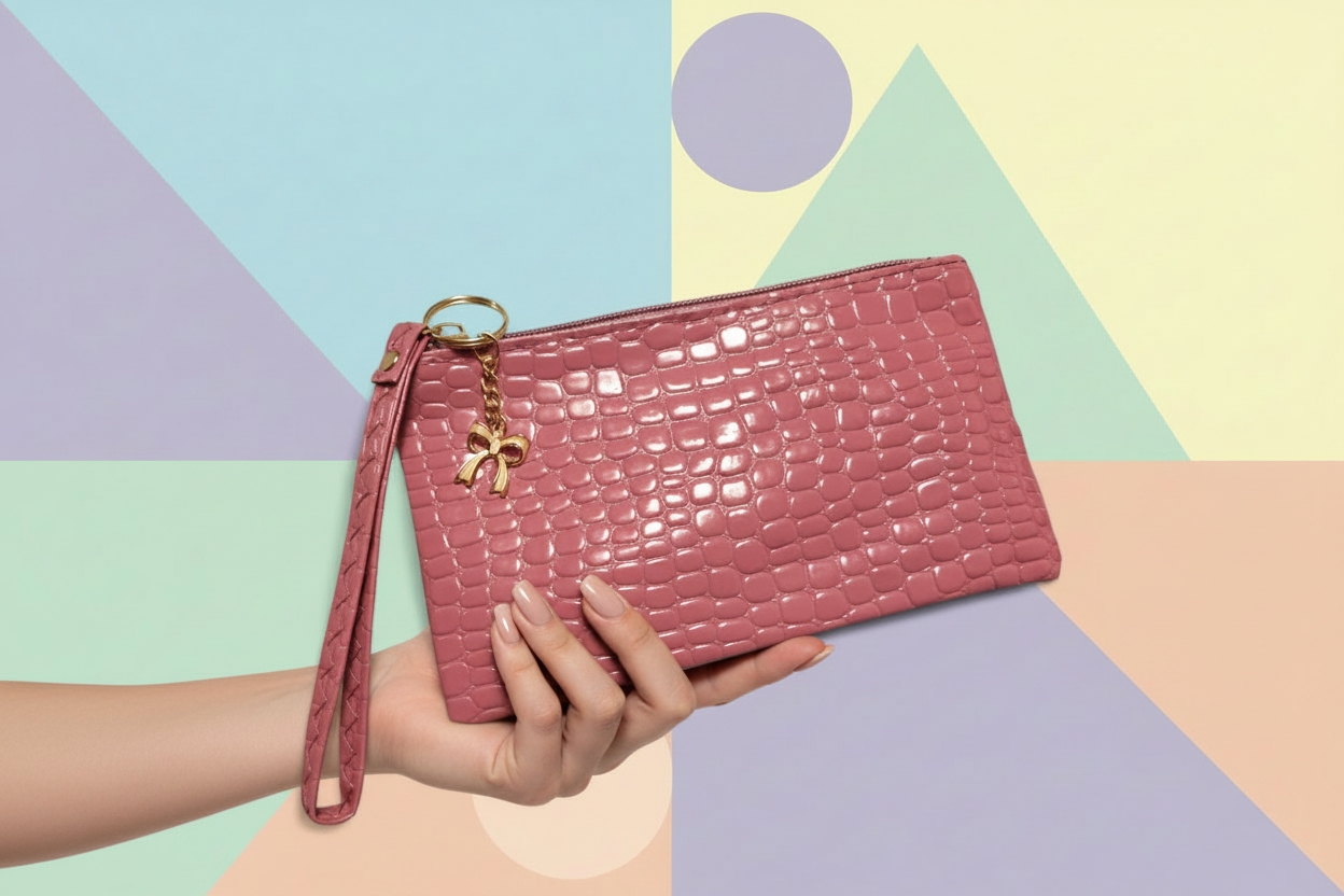 Croc Chic Wristlet & Charm Set