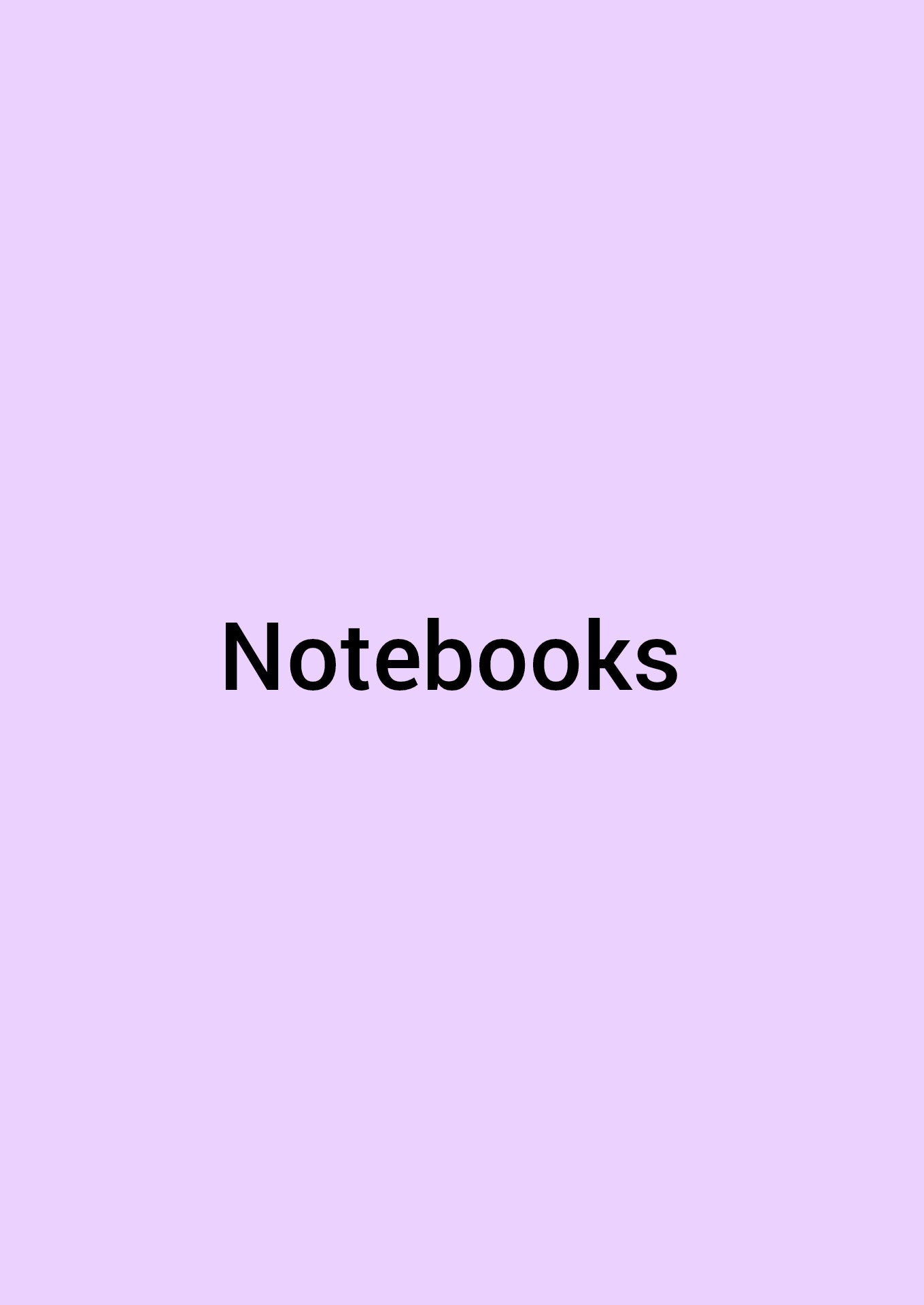 Notebooks