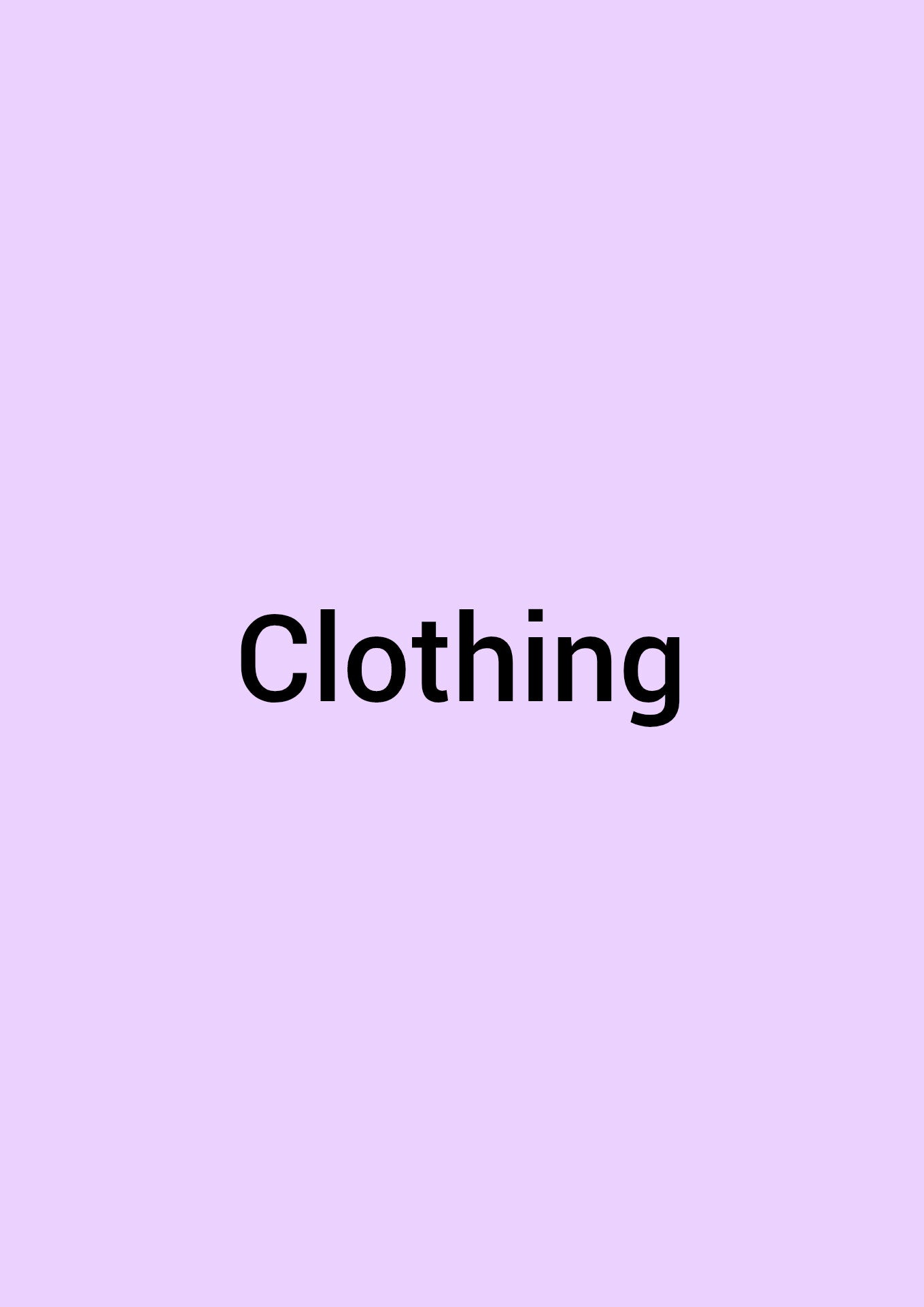 Clothing
