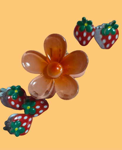 Floral Starbursts clips