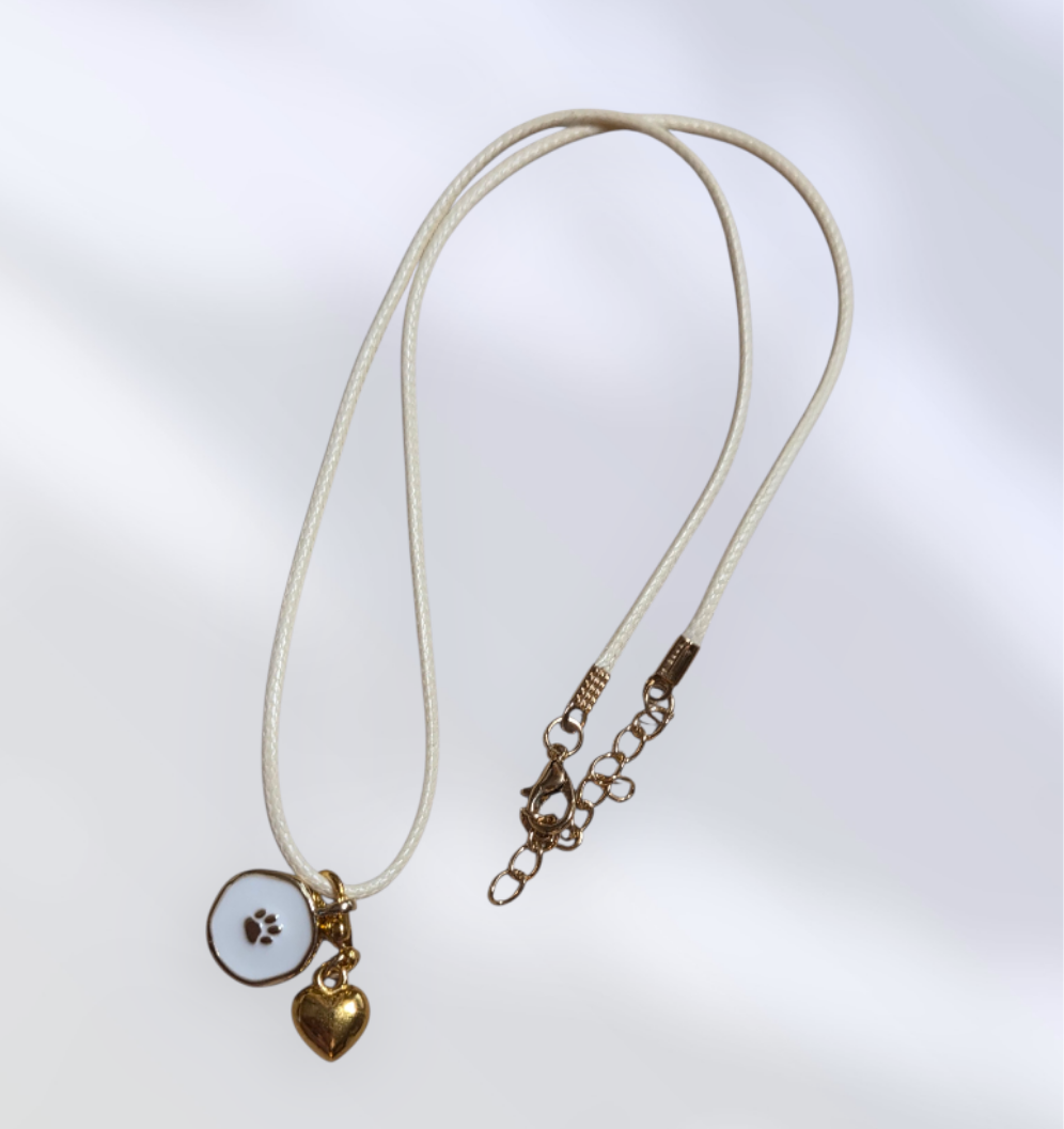 Paws for Hearts necklace