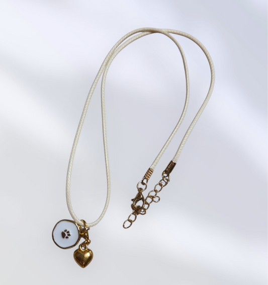 Paws for Hearts necklace