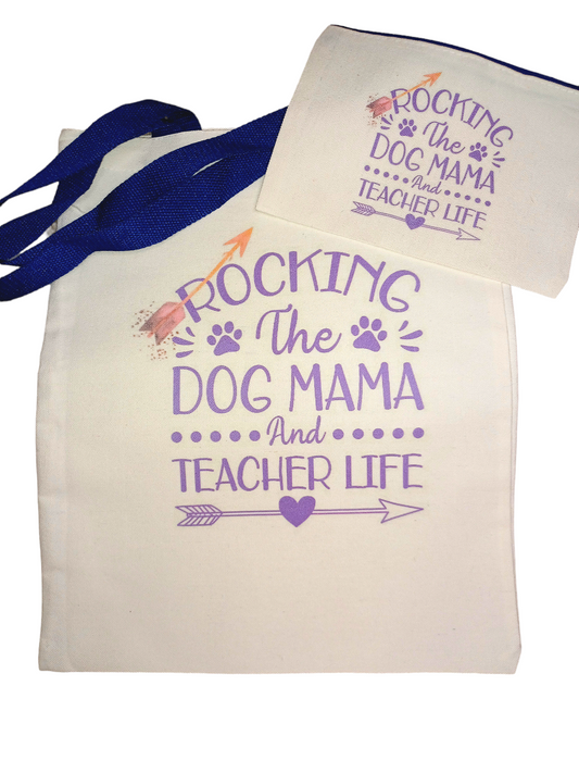 Bolso de mano con bolsa con cremallera a juego
