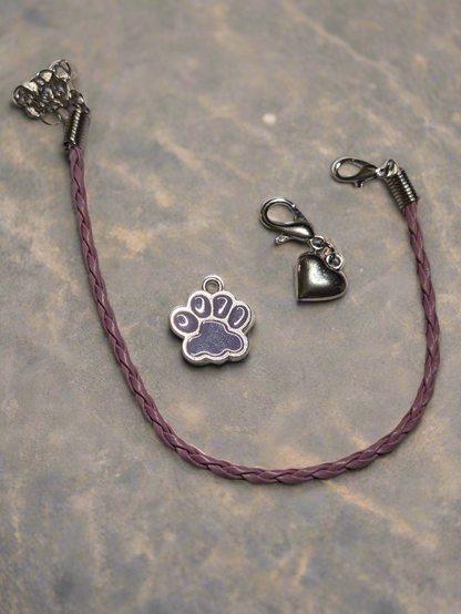 Lavender Paw United bracelet