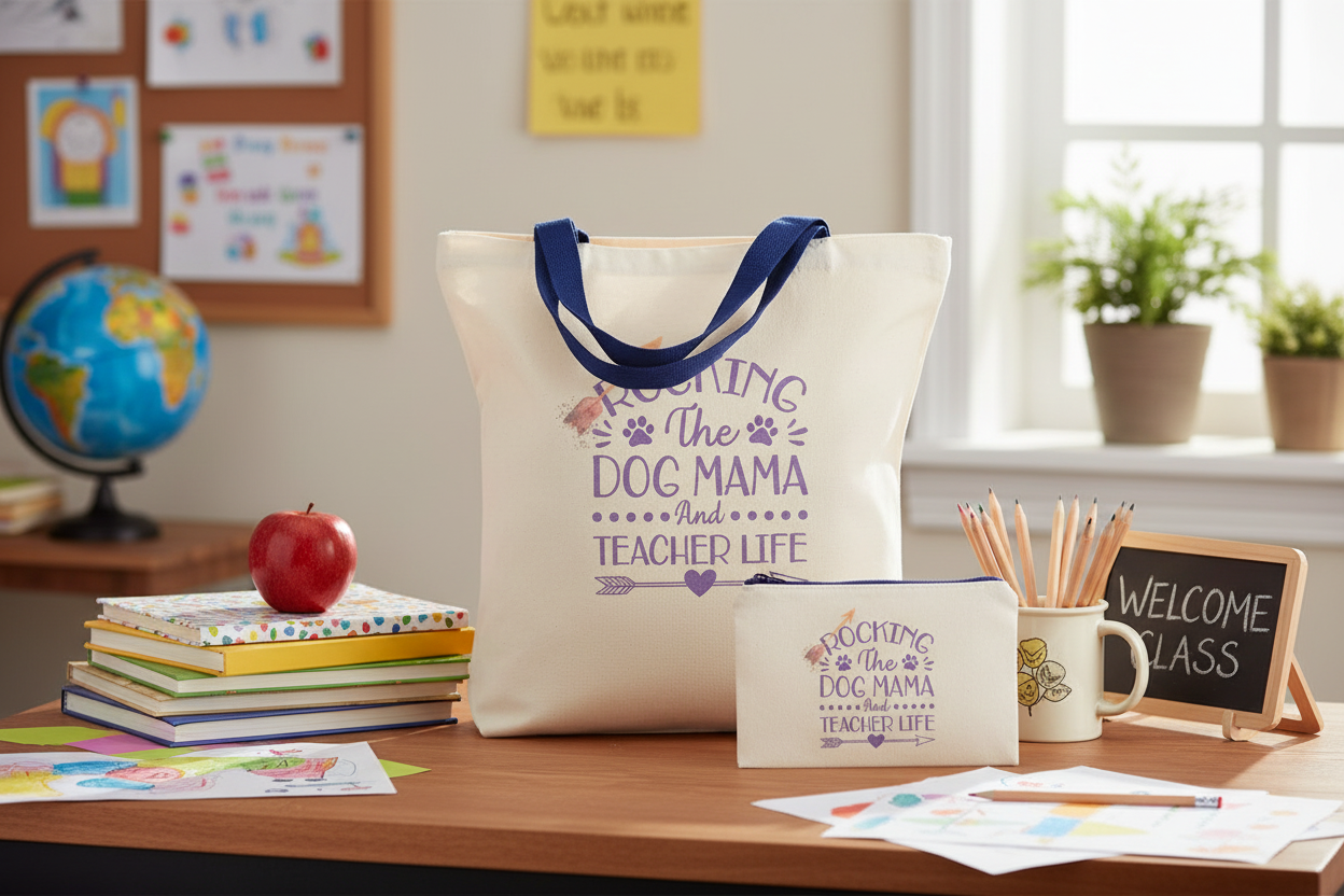 Dog Mom Teacher Life Duo – Dark Blue