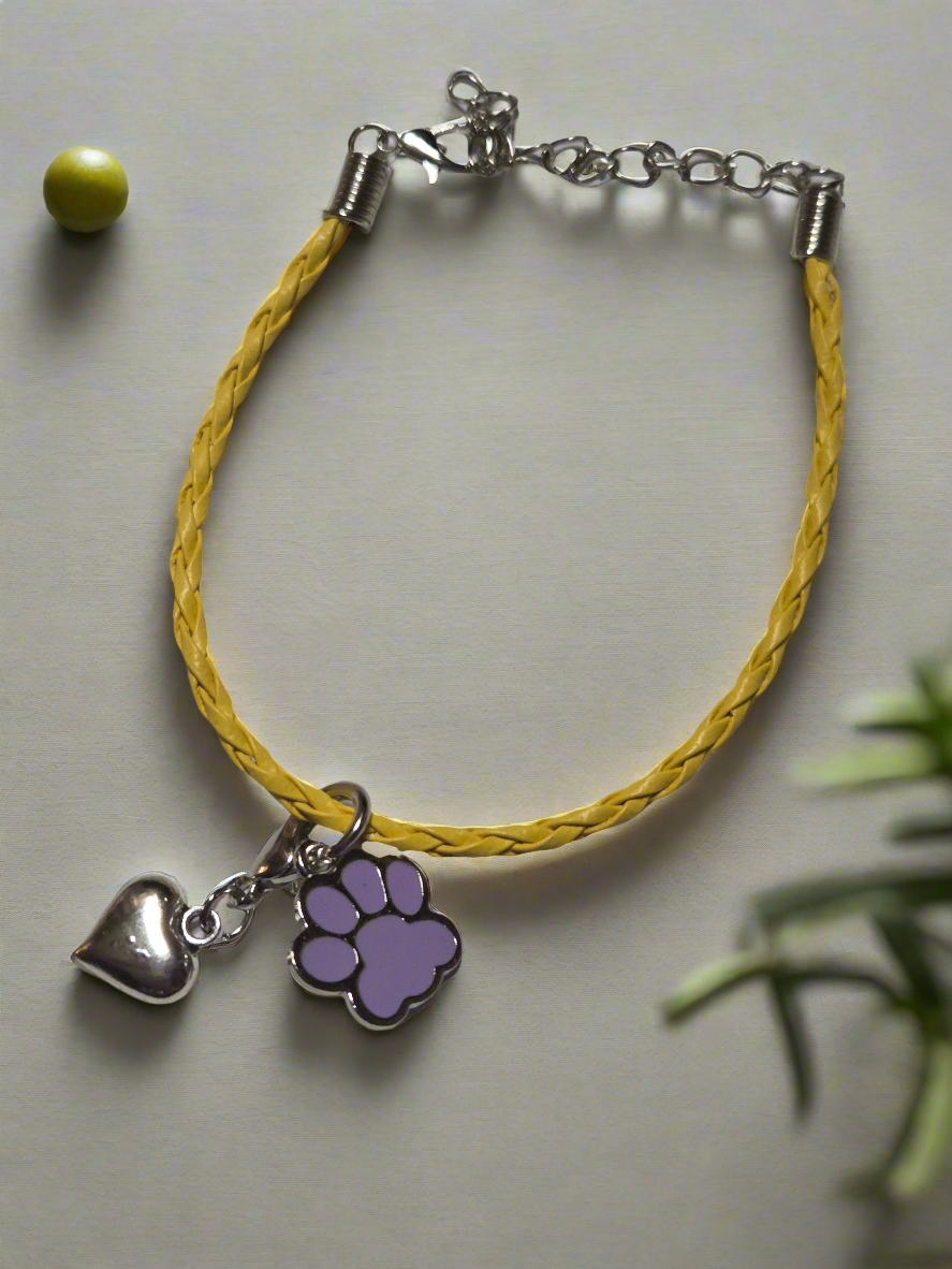 Lavender Paw United bracelet