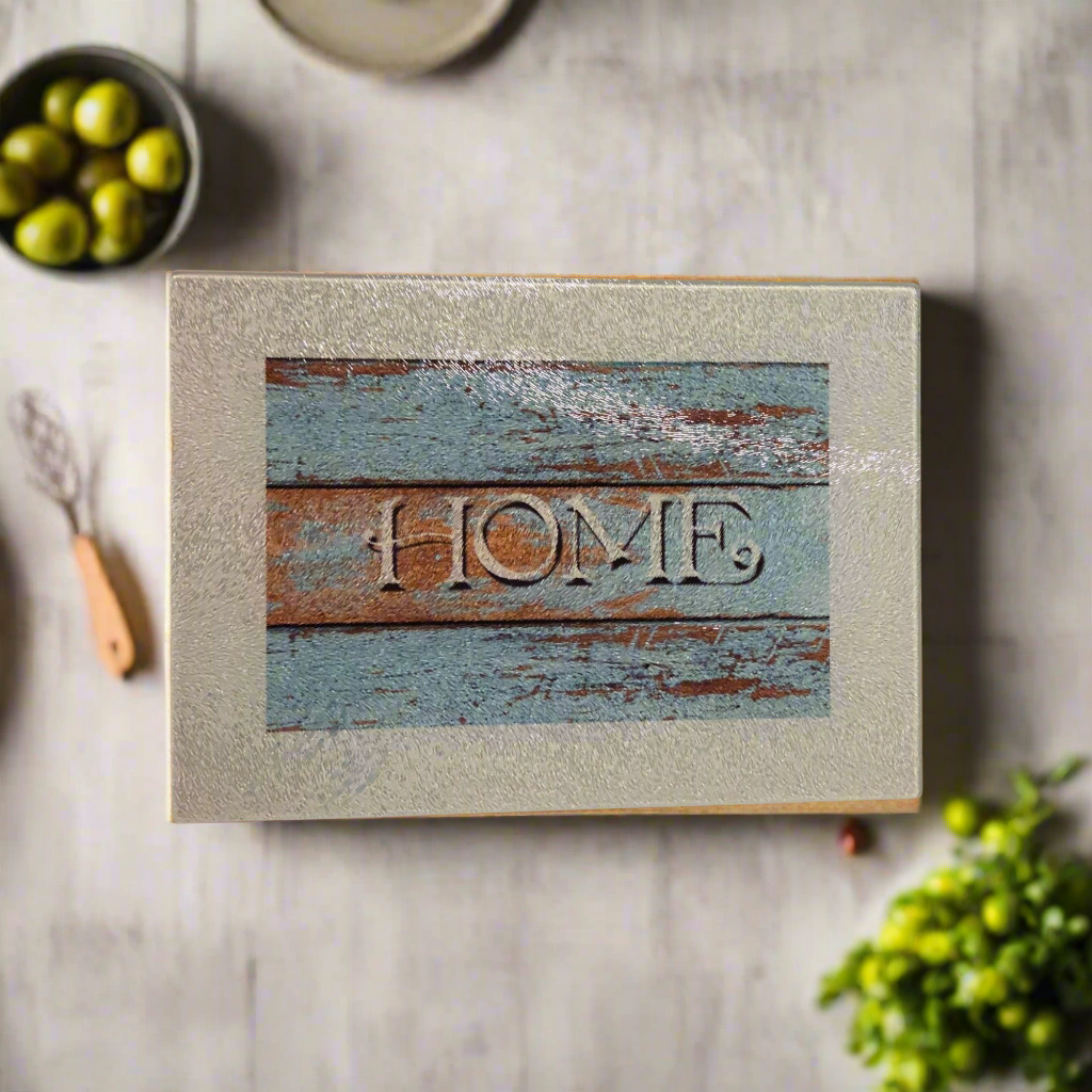 Home is Heart cutting board