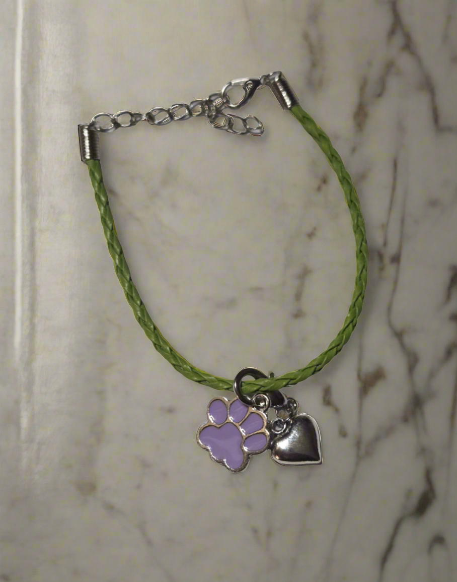 Lavender Paw United bracelet