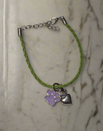 Lavender Paw United bracelet