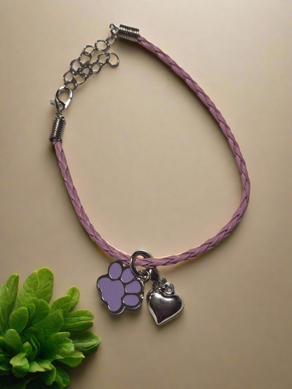 Lavender Paw United bracelet