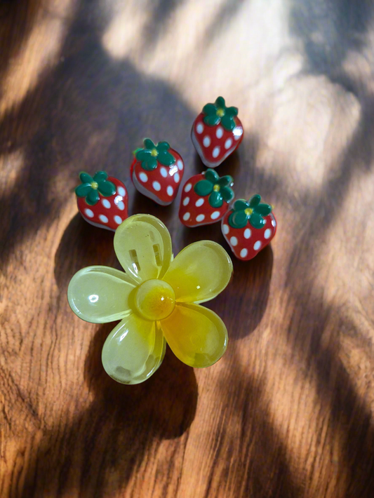 Floral Starbursts clips