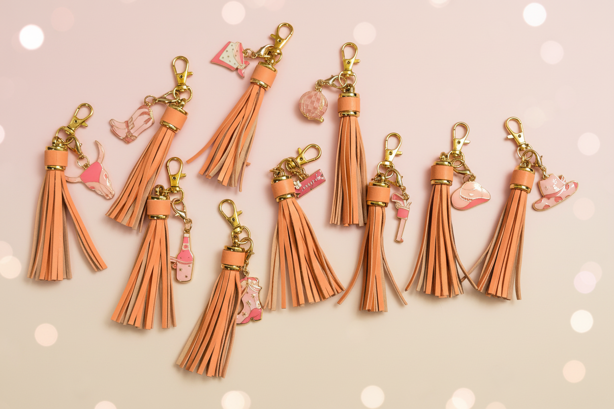 For the Wild at Heart – Cute Cowgirl Keychains