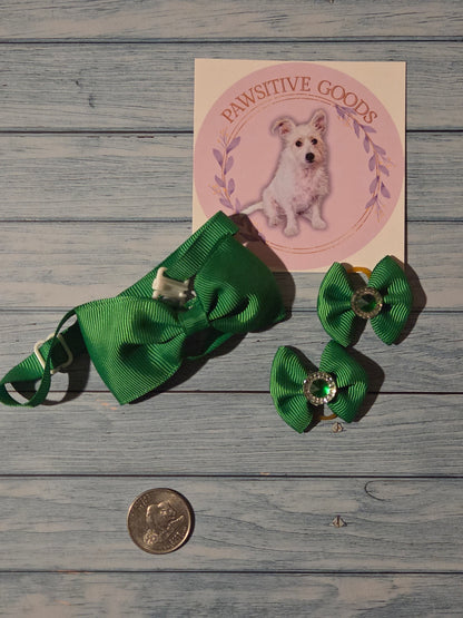 Dog/Cat Bows, Ties, & Hair Accessories Sets