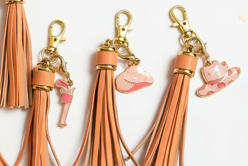 For the Wild at Heart – Cute Cowgirl Keychains