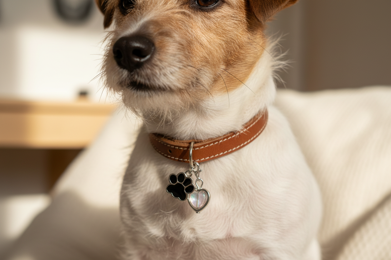 Paw-some Love – Cute Pet Collar Charm