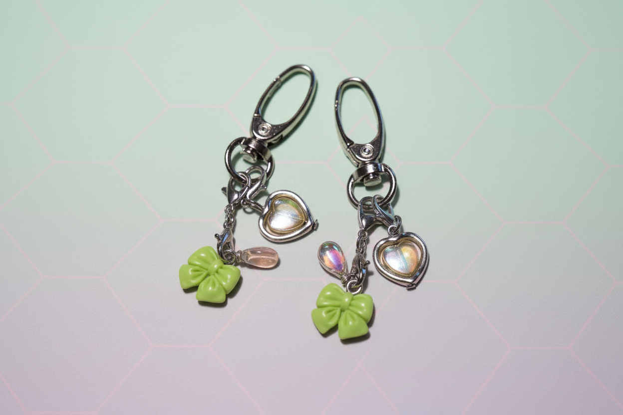 Hearts & Bows Bliss – Cute Pet Collar Charm