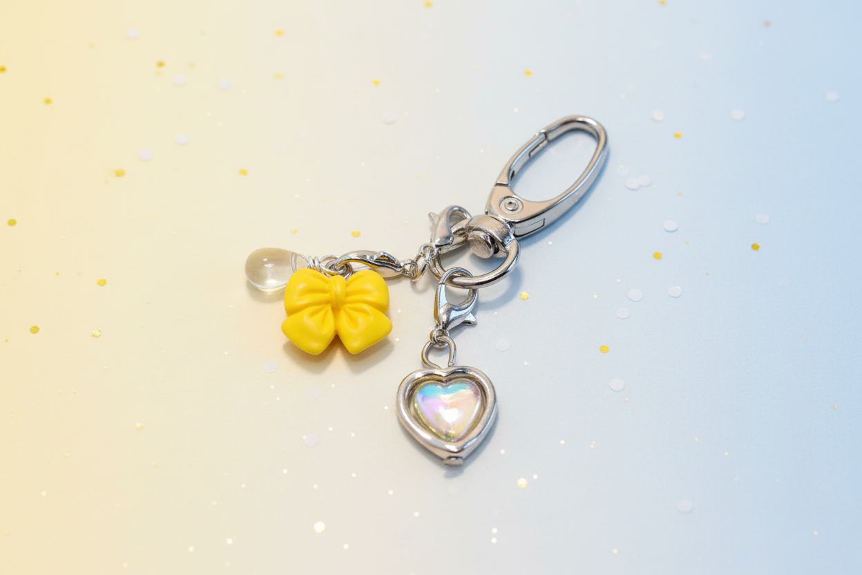 Hearts & Bows Bliss – Cute Pet Collar Charm