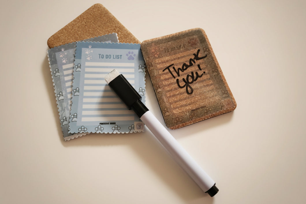 Cork Board Magnet - To Do List with Pen Set