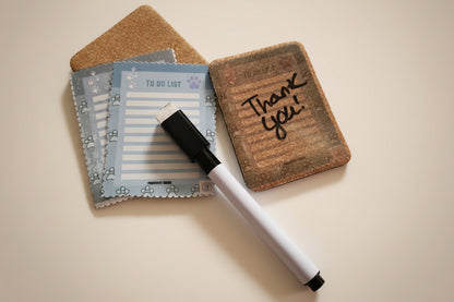 Cork Board Magnet - To Do List with Pen Set