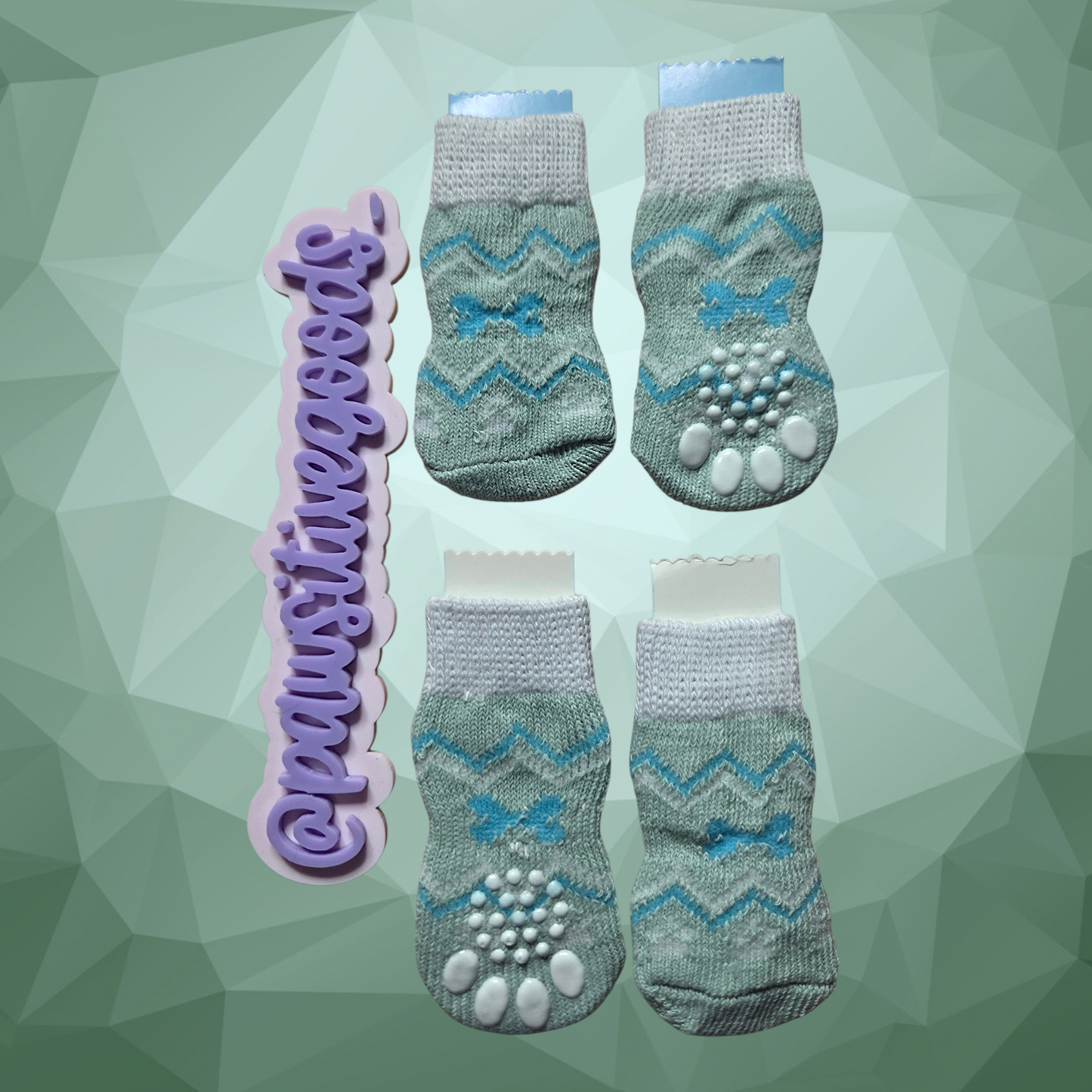 Pawsitive Pawsocks with rubber bottoms