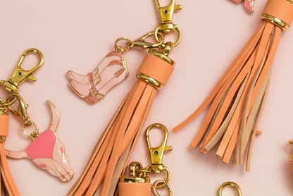For the Wild at Heart – Cute Cowgirl Keychains