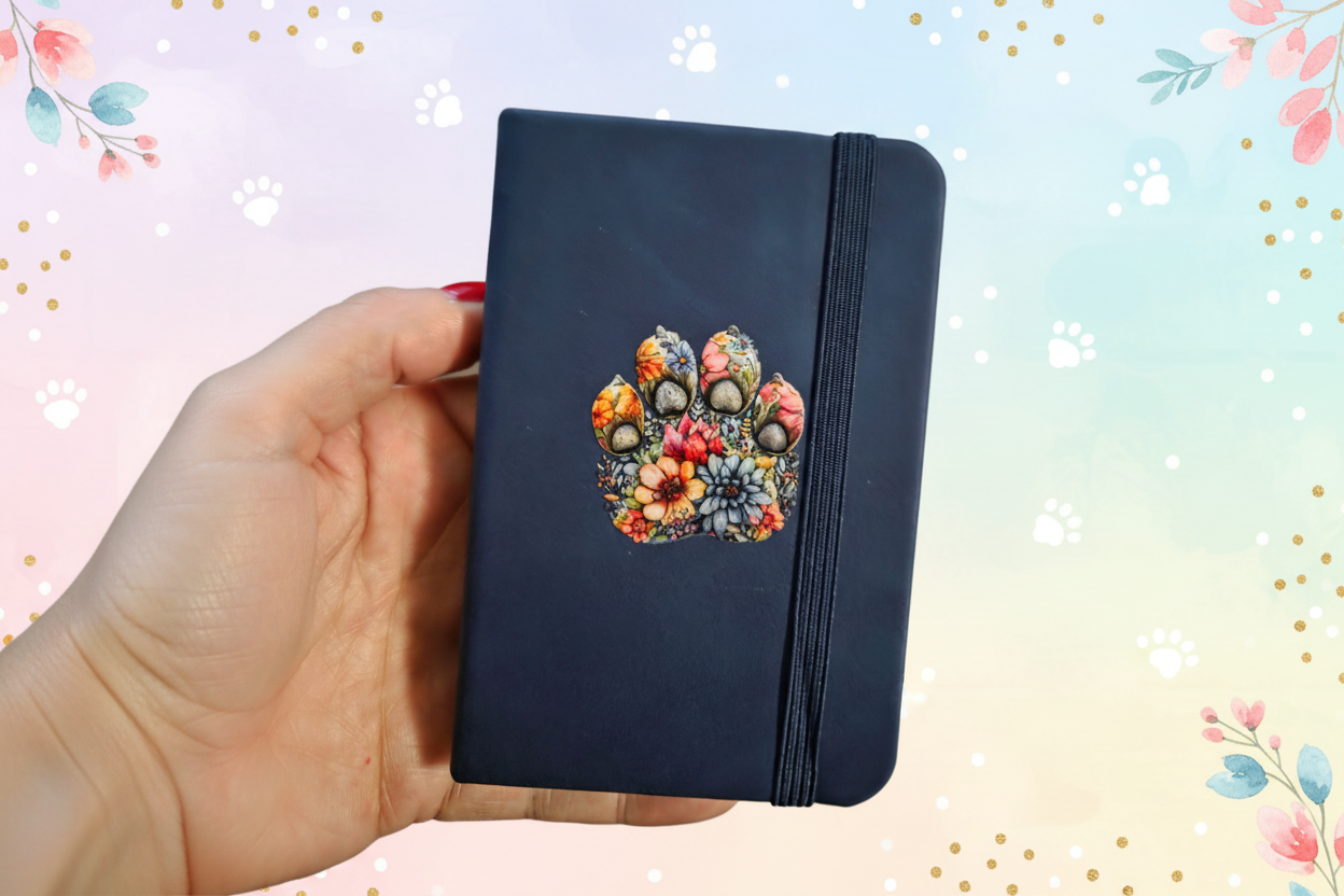 Flower & Paws - Notebook, Sticker, & Pen Set