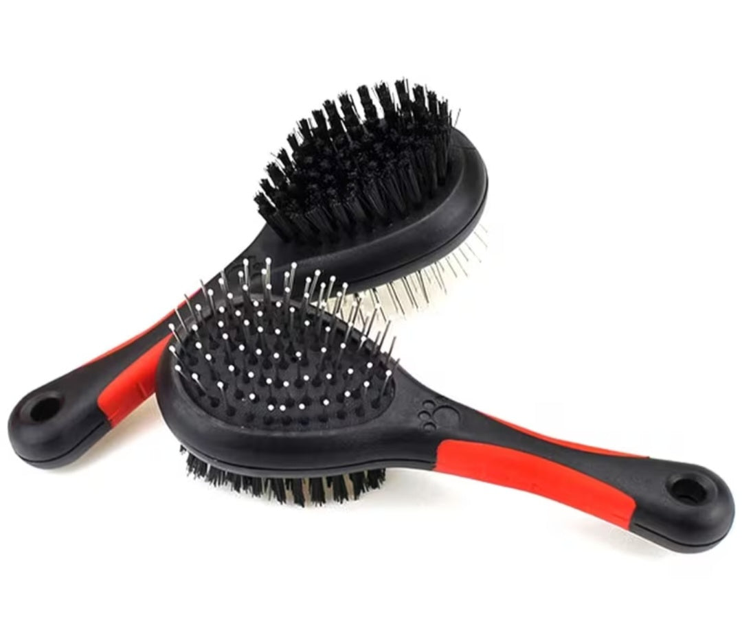 Pet Brush - double sided, black