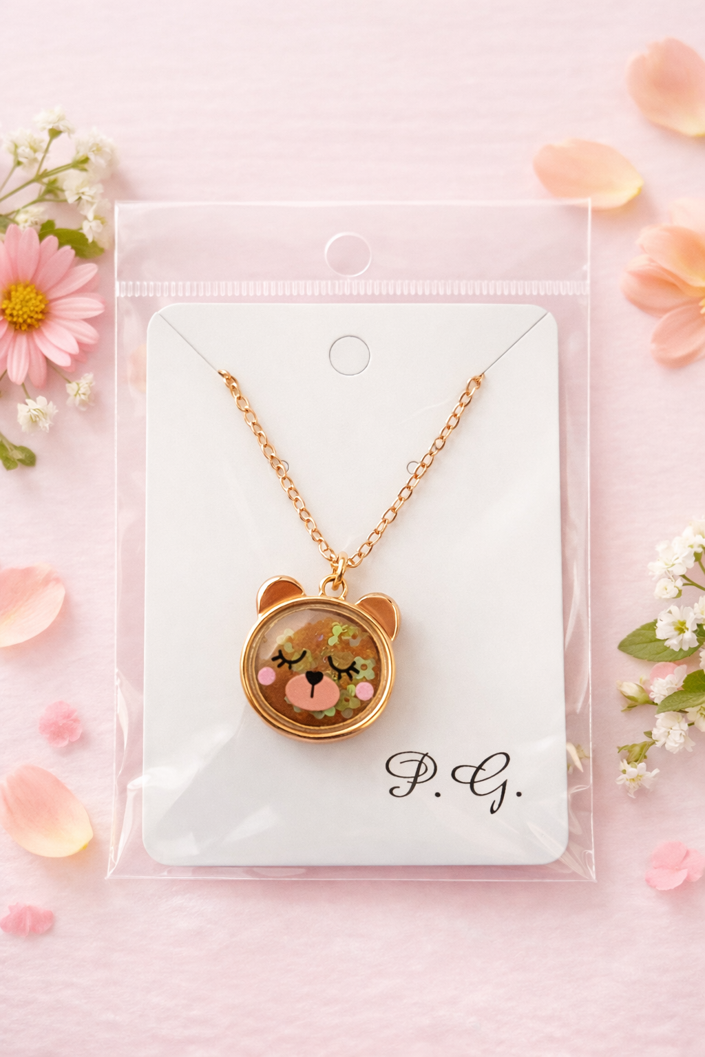 Spring Time Sparkle Animals - Necklace