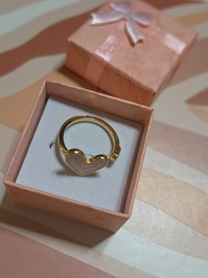 Heartfelt loving ring