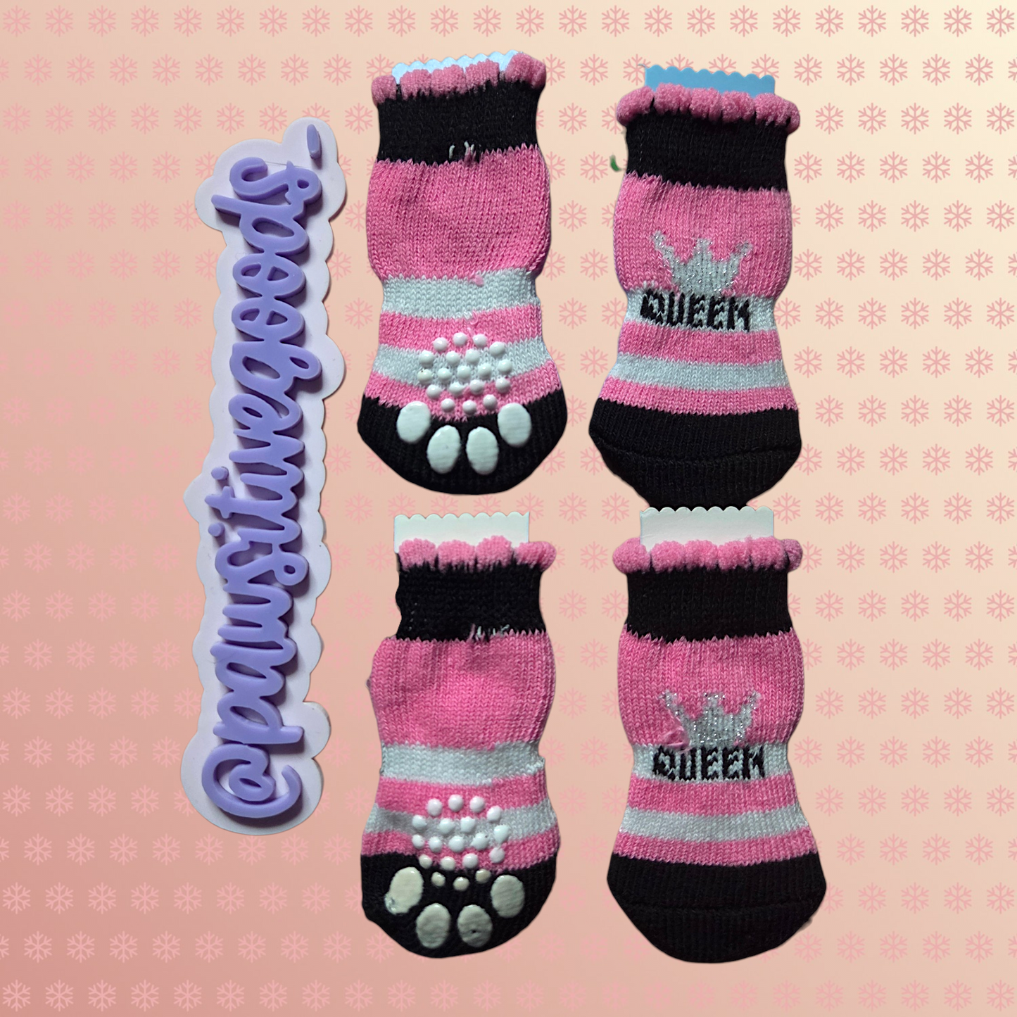 Pawsitive Pawsocks with rubber bottoms