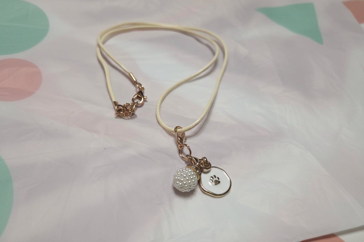 Pawsitive Pearl Necklace for Pet Lovers