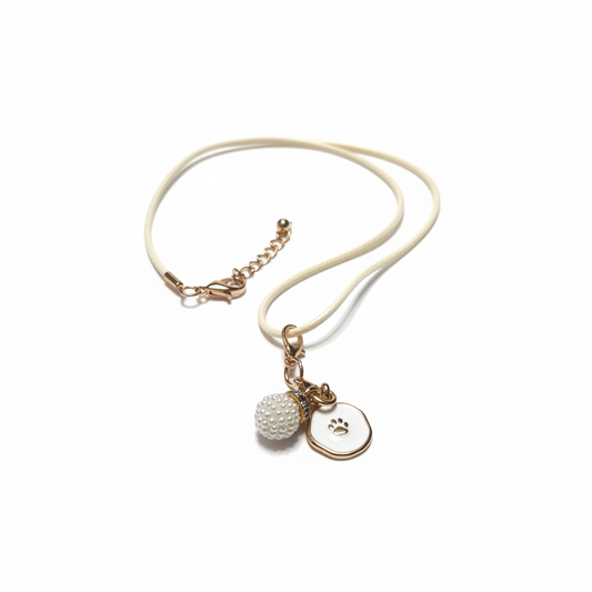 Pawsitive Pearl Necklace for Pet Lovers