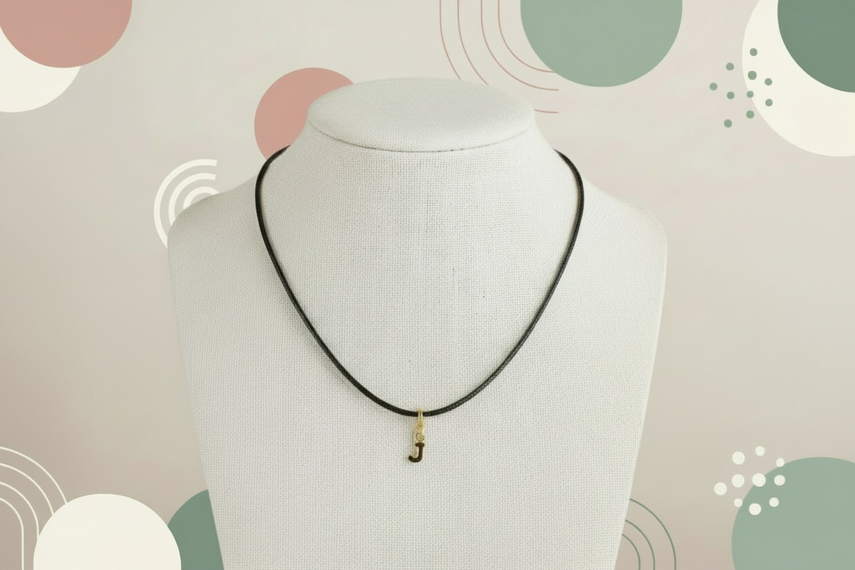 Shine Your Initial – Golden Letter Necklace